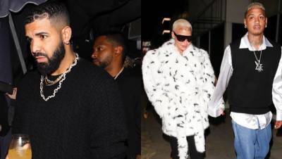 Kanye West’s Ex Amber Rose Rubs Shoulders With His Nemesis Drake At LA Party – Pics - hollywoodlife.com