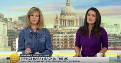 GMB makes change to show in special tribute to Prince Philip as Susanna Reid cuts short break to return - www.manchestereveningnews.co.uk - Britain - Manchester