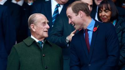 Prince William Shares Touching Prince Philip Stories, Plus Rare Photo With Prince George - www.etonline.com - Britain