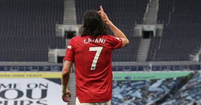 Edinson Cavani's final goal celebration and action as he left Tottenham stadium are what Manchester United fans want from a striker - www.manchestereveningnews.co.uk - Manchester