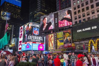 NYC Times Square Covid Vaccination Site Opens To Theater, Film & TV Workers - deadline.com - New York