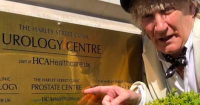 Rod Stewart urges fans to get checked for prostate cancer with cheeky message outside clinic - www.dailyrecord.co.uk - Scotland - London