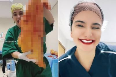 Tiktok - Plastic surgeon slammed for TikTok dancing with big bags of human fat - nypost.com - Brazil