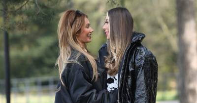 TOWIE's Demi Sims and girlfriend Francesca Farago look loved-up and twin in matching outfits during filming - www.ok.co.uk - Mexico