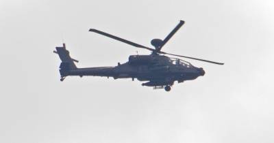 Apache attack helicopters seen flying over Manchester for training session - www.manchestereveningnews.co.uk - Manchester