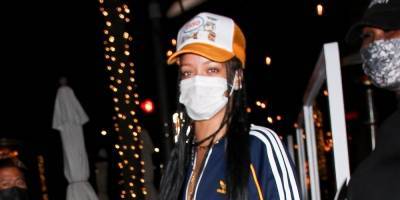 Rihanna Rocks a Tracksuit While Grabbing Dinner in Beverly Hills - www.justjared.com - Beverly Hills