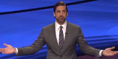 Another Priceless Moment Happened to Aaron Rodgers On 'Jeopardy!' - www.justjared.com