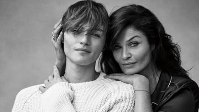 Helena Christensen, 52, Son Mingus, 21, Look So Much Alike In Stunning Victoria’s Secret Campaign - hollywoodlife.com
