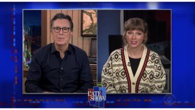 Taylor Swift Reveals to Stephen Colbert Who ‘Hey Stephen’ Is Really About - variety.com