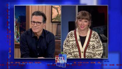 Stephen Colbert Presses Taylor Swift to Reveal Who "Hey Stephen" Is About - www.hollywoodreporter.com