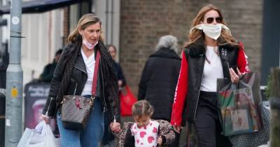 Ferne McCann debuts glam new extensions on shopping spree with adorable daughter Sunday and mum Gilly - www.ok.co.uk - Britain