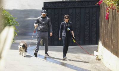 Ana de Armas was seen out walking her dog with a buff mystery man - us.hola.com - Cuba - Beverly Hills - Malta