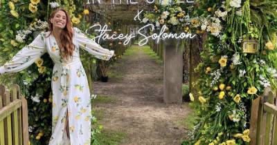 Stacey Solomon gives a glimpse of her wedding plans in the sprawling garden of their £1.2m home - www.ok.co.uk