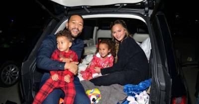 Chrissy Teigen's kids wore the cutest matching swimwear - and we found out where to shop it - www.msn.com