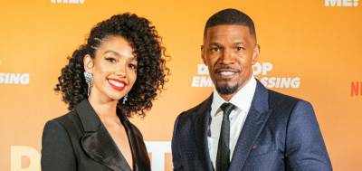 Jamie Foxx & Daughter Corinne Attend the 'Dad Stop Embarrassing Me' Virtual Premiere - www.justjared.com - Los Angeles