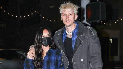 Megan Fox Machine Gun Kelly Are A Clone Couple In Matching Flannel Looks On Date Night - hollywoodlife.com - Santa Monica