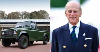 Prince Philip's funeral Land Rover and cushions featuring his military insignia pictured for the first time - www.ok.co.uk