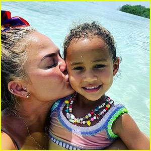 Chrissy Teigen Reveals the Reason Why She Posts More Photos of Luna Than Miles - www.justjared.com