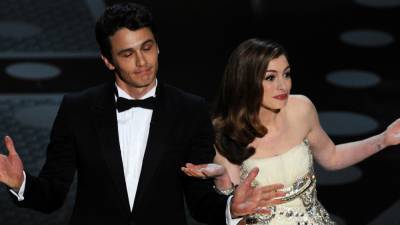 James Franco Allegedly Said the Rudest Thing to Anne Hathaway Before Their Oscars Disaster - www.glamour.com