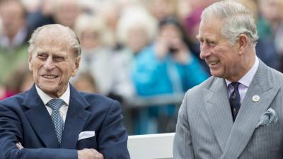Prince Charles Mournfully Views Touching Tributes to Father Prince Philip - www.etonline.com