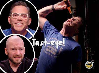 Watch Steve-O Pour Hot Sauce RIGHT IN HIS EYE During Wild Hot Ones Interview! - perezhilton.com