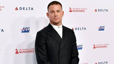 Channing Tatum Rocks Pink Lipstick Eyeshadow After Daughter Everly, 7, Gives Him A Makeover - hollywoodlife.com