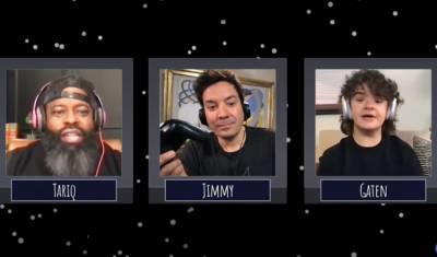 Jimmy Fallon - Noah Schnapp - Kirk Douglas - Jimmy Fallon Joins Twitch By Playing Online Game With ‘Stranger Things’ Stars - etcanada.com