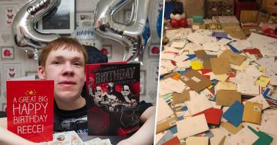 Moment terminally-ill man gets more than 1,000 birthday cards from people across the world - www.manchestereveningnews.co.uk