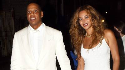 Beyonce Looks Gorgeous On Date Night With Jay Z While Dripping In Gold Chains In White Suit - hollywoodlife.com