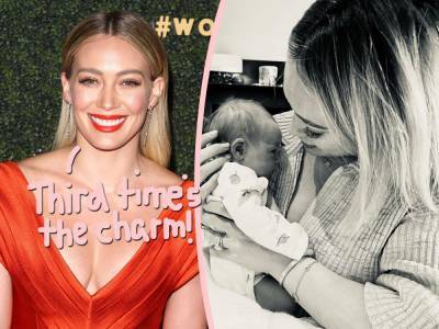 Hilary Duff Opens Up About 'Anxiety' Around Breastfeeding & Having S*x During Third Pregnancy - perezhilton.com - Berlin