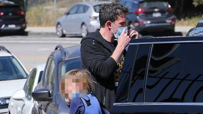 Ben Affleck Is Such A Doting Dad As He Takes Son Samuel, 9, To Swim Practice — See Pic - hollywoodlife.com - Los Angeles - Los Angeles - state Massachusets