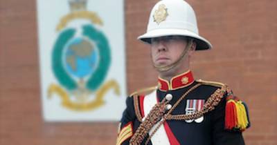 Scots Royal Marine leading buglers performing at Prince Phillip's funeral - www.dailyrecord.co.uk - Scotland