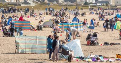 Scots flock to beaches to enjoy first weekend of 'freedom' in the sunshine - www.dailyrecord.co.uk - Scotland