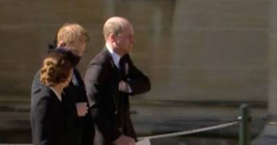 Prince Harry and William seen talking together for first time as they leave chapel - www.dailyrecord.co.uk