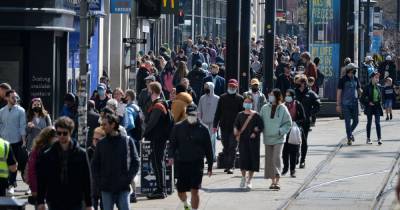 Delighted shoppers flocked to Manchester city centre on first Saturday shops reopened - www.manchestereveningnews.co.uk - Manchester