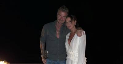 Inside Victoria Beckham's 47th birthday as she parties with Kim Kardashian and enjoys family time on the beach - www.ok.co.uk - Miami - county Rock