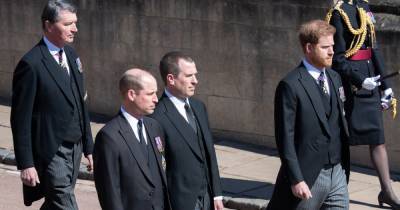 What Prince William said to Harry when they walked together after Prince Philip's funeral - www.dailyrecord.co.uk