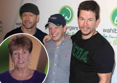 Mark & Donnie Wahlberg Mourn Death Of Their Mother Alma - perezhilton.com