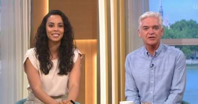Rochelle Humes wows viewers in nude outfit as she stands in for Holly Willoughby on This Morning - www.ok.co.uk