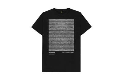 Peter Saville reworks Joy Division’s iconic ‘Unknown Pleasures’ for new No Music On Dead Planet t-shirt - www.nme.com