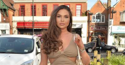 TOWIE's Fran Parman stuns as she shows off two stone weight loss in minidress as she heads out with pals - www.ok.co.uk