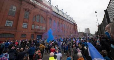Man to stand trial accused of performing sex act on himself outside Ibrox during Rangers title celebrations - www.dailyrecord.co.uk - Scotland