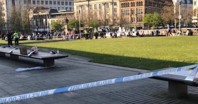 Woman, 40, 'slashed with glass bottle' in Piccadilly Gardens - www.manchestereveningnews.co.uk - Manchester