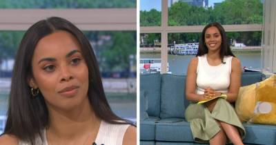 Rochelle Humes stuns fans in green leather skirt on This Morning – copy her look from £10 - www.ok.co.uk