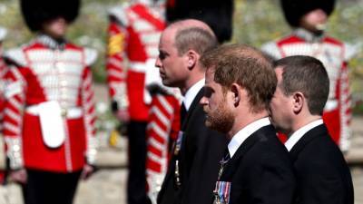 Harry, William seen chatting together after royal funeral - abcnews.go.com