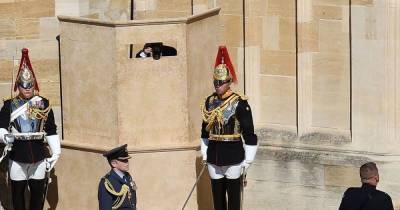 Prince Philip hd photographer hide in fake pillar to get perfect photo of coffin at his funeral - www.ok.co.uk - county Arthur - county Edwards