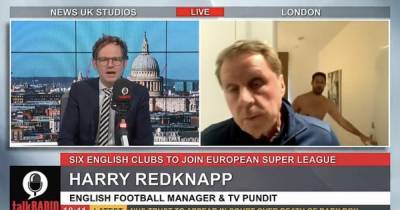 Jamie Redknapp accidentally crashes dad Harry's live interview while topless in hilarious blunder - www.ok.co.uk
