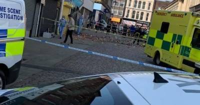 Bolton street turned into aftermath of an 'explosion' as film crews shoot BBC crime drama - www.manchestereveningnews.co.uk - city Bolton
