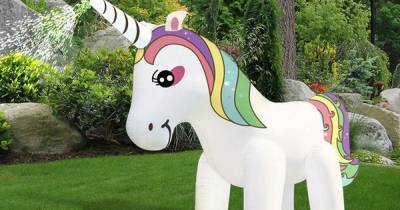 This sell out giant unicorn sprinkler is back in stock - and at £29 the price is hard to beat - www.dailyrecord.co.uk