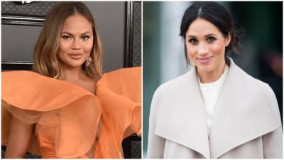 Chrissy Teigen Reveals Her Friendship With Meghan Markle -- and If She Got 'Extra Tea' After Oprah Interview - www.etonline.com - county Jack - Indiana